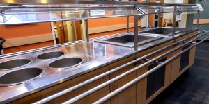 Buffet area in a recovery support organization